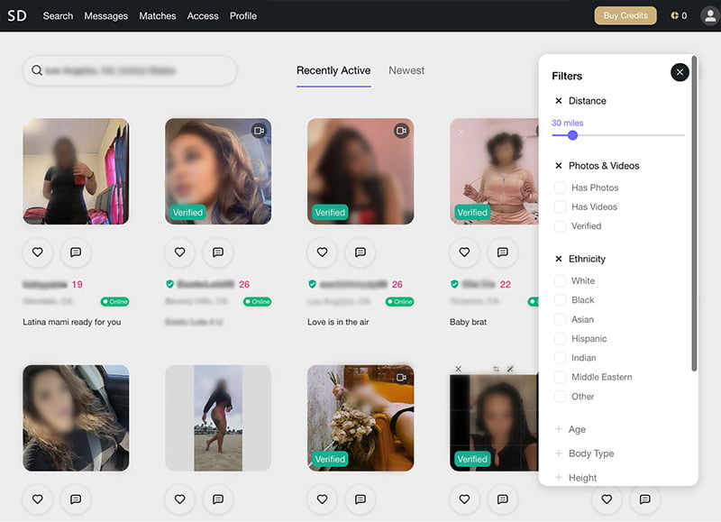 sugardaddycom search filters