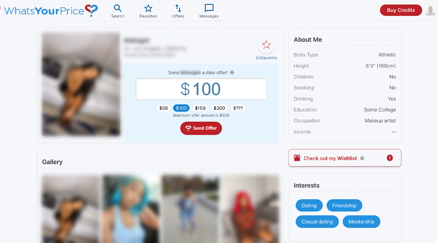 whatsyourprice profile